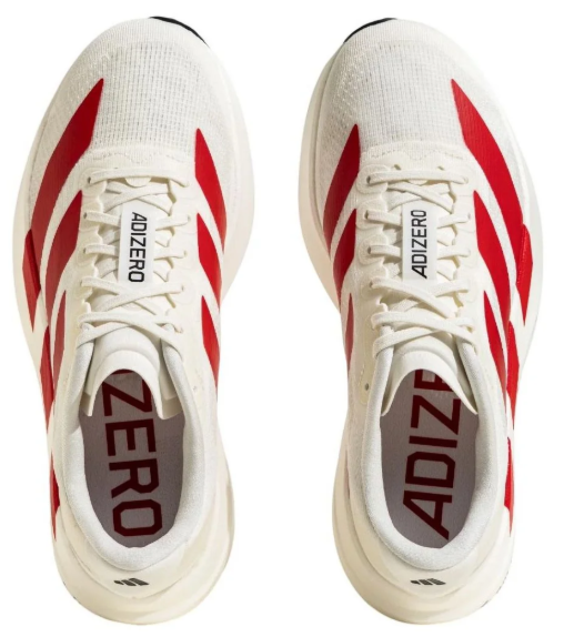 adidas Adizero EVO SL 'White Red' | Scarlet Interval JS1182
