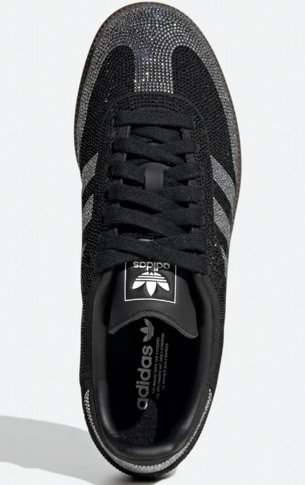 adidas Samba OG Rhinestone Women's 'Black Silver' | Nocturne Spark