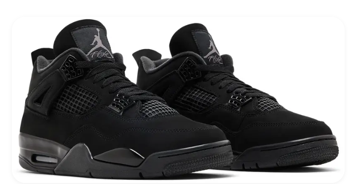 Jordan 4 Retro 'Black Cat' 2025 | Feline Noir