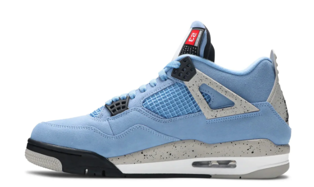 Jordan 4 Retro 'University Blue' | Quad Canvas
