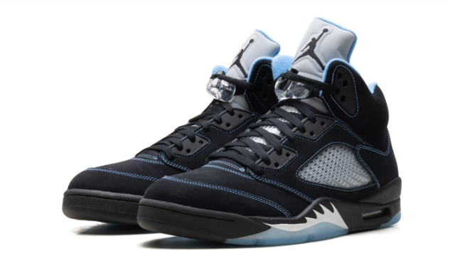 Air Jordan 5 Black University Blue (2026) | Skyline Contrast