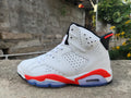 Air Jordan 6 Retro Men's White/Infrared/Black | Signal Contrast