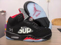 Air Jordan 5 Black/Red | Crimson Counterpoint