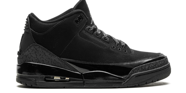 Air Jordan 3 'Black Cat' (2025) | Obsidian Stillness CT8532-001