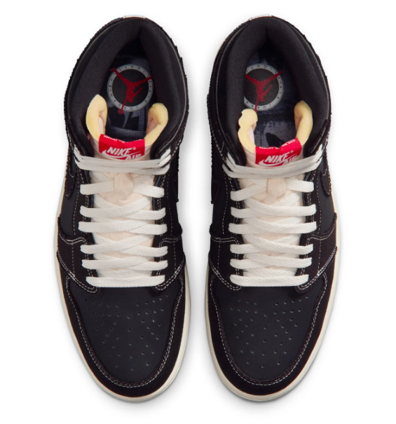 Air Jordan 1 Retro High OG 'Flight Club' Men's | Departure Notes | Black/University Red-Sail