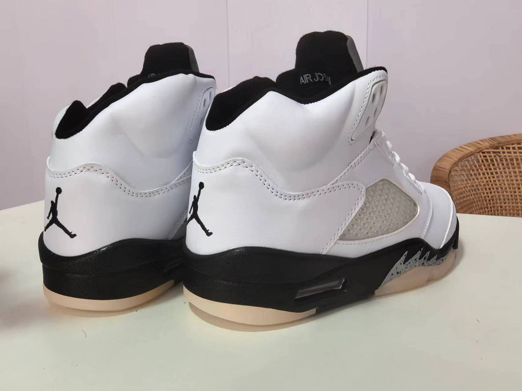Air Jordan 5 White/Black | Contrast Cadence