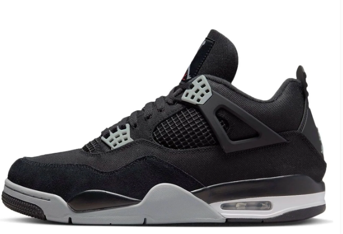 Air Jordan 4 Retro SE 'Black Canvas' | Inkbound Studio DH7138-006