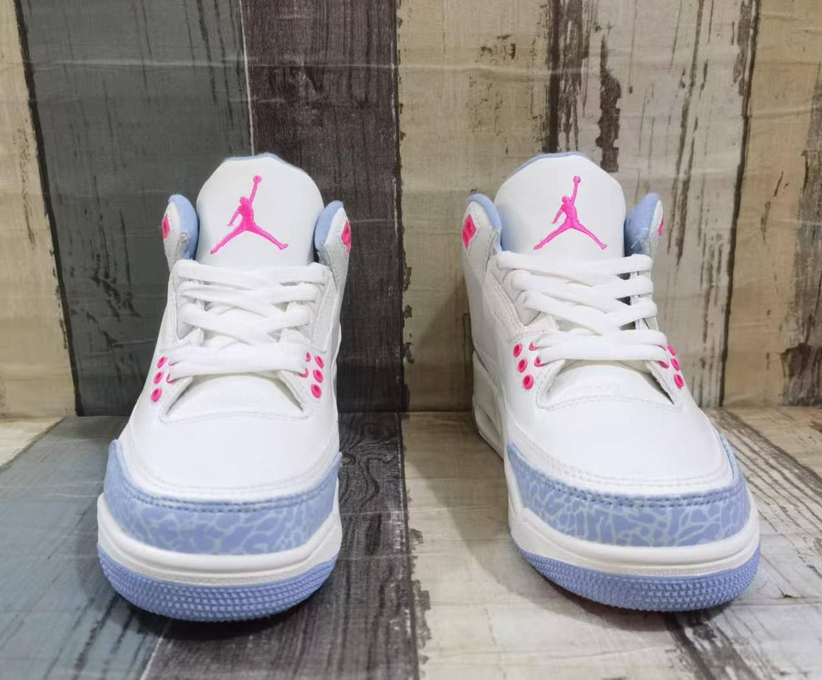 Air Jordan 3 Retro Men's Off-White-Pink-Red | Rose Tempo
