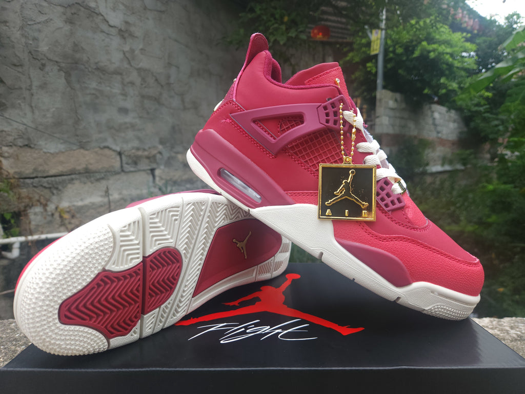 Air Jordan 4 Retro Red-Purple-Gold | Prism Overture