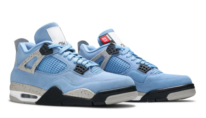Jordan 4 Retro 'University Blue' | Quad Canvas