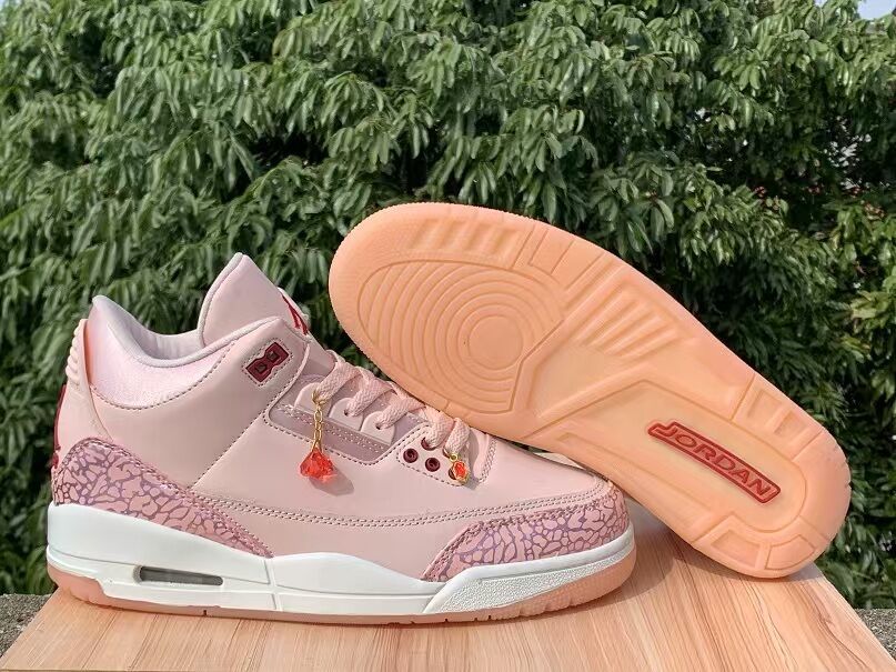 Air Jordan 3 Retro Pink Regular Batch | Petal Current
