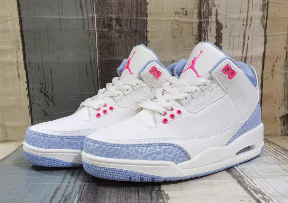 Air Jordan 3 Retro Men's Off-White-Pink-Red | Rose Tempo