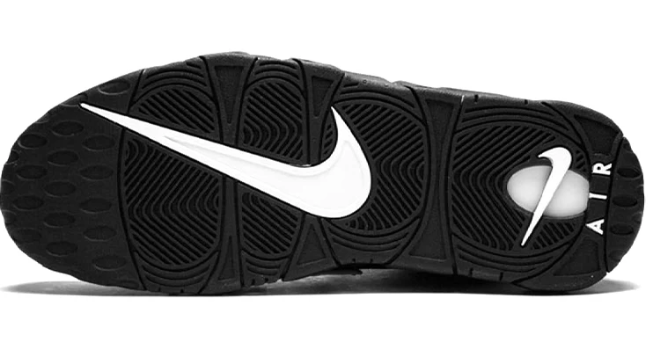 Nike Air More Uptempo Black/White | Graphic Resolve