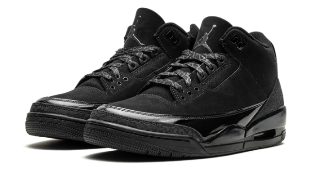 Air Jordan 3 'Black Cat' (2025) | Obsidian Stillness CT8532-001