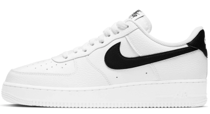 Nike Air Force 1 '07 White/Black | Monochrome Pulse