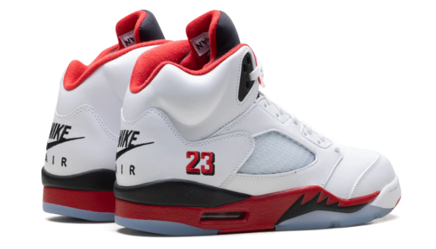 Air Jordan 5 Fire Red Black Tongue (2025) | Redline Statement