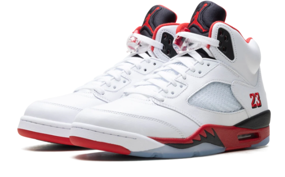 Air Jordan 5 Fire Red Black Tongue (2025) | Redline Statement