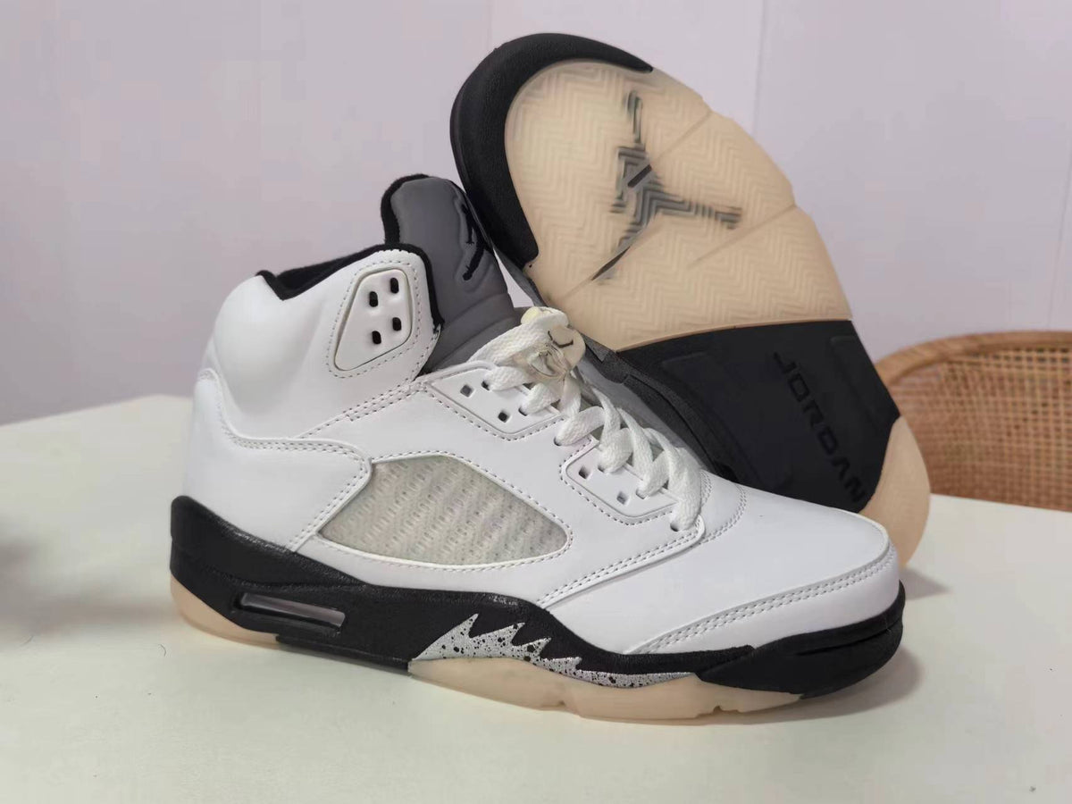 Air Jordan 5 White/Black | Contrast Cadence