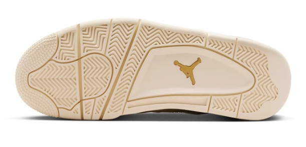 Air Jordan 4 Retro Women's 'Metallic Gold' | Gilded Rhythm AQ9129-170