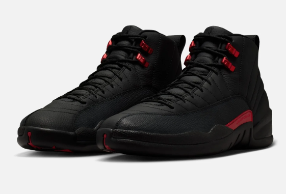 Air Jordan 12 Retro Black Varsity Red | Crimson Resolve
