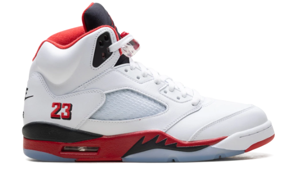 Air Jordan 5 Fire Red Black Tongue (2025) | Redline Statement
