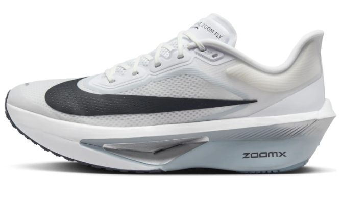 Nike Zoom Fly 6 White/Pure Platinum | Platinum Passage