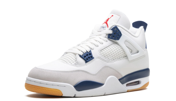 Air Jordan 4 x Nike SB 'Navy' | Navy Linework DR5415-100
