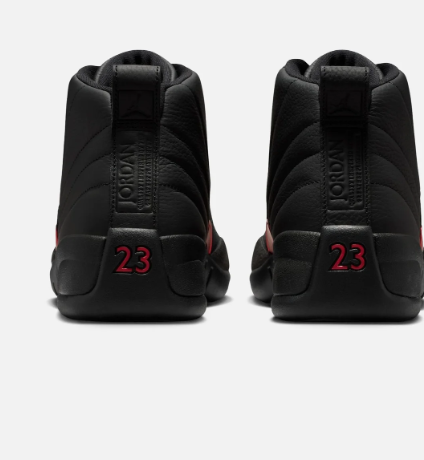 Air Jordan 12 Retro Black Varsity Red | Crimson Resolve