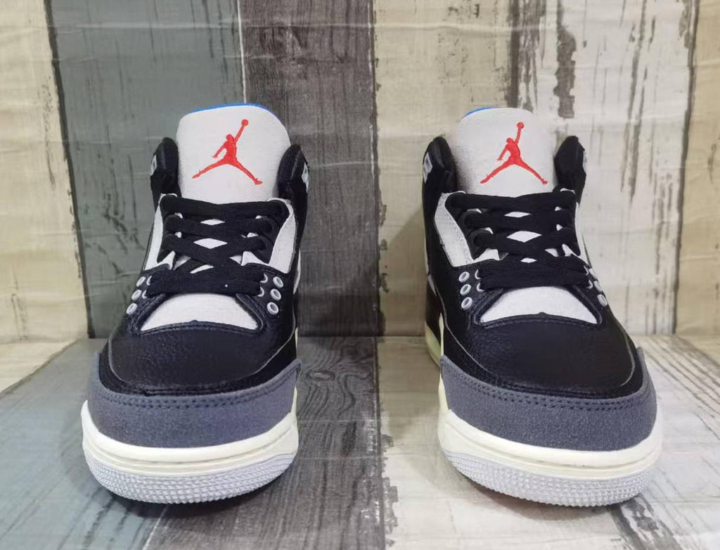 Air Jordan 3 Retro Men's Black-Blue-Red | Night Circuit