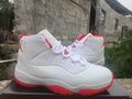 Air Jordan 11 White/Red | Crimson Daybreak