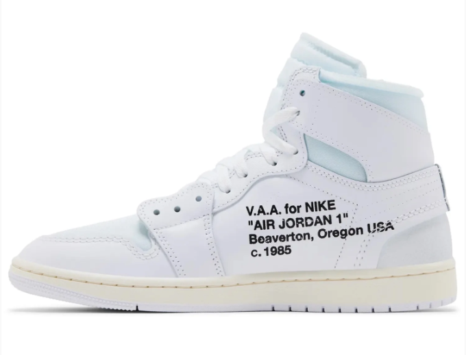 Air Jordan 1 Retro High Virgil Abloh 'Archive Alaska' | Polar Perspective AA3834-100