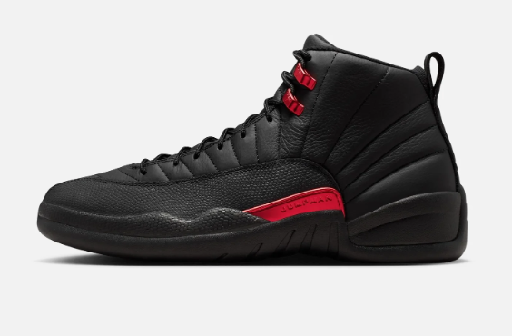 Air Jordan 12 Retro Black Varsity Red | Crimson Resolve