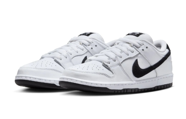 Nike SB Dunk Low Pro 'White Black White' | Clean Slate Circuit