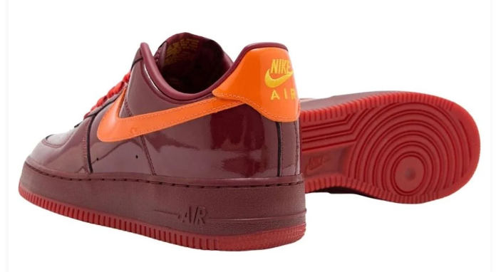 Nike Air Force 1 Low Red Patent | Ruby Departure