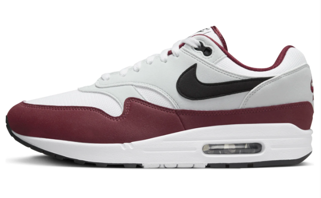 Nike Air Max 1 Dark Team Red | Burgundy Bearings