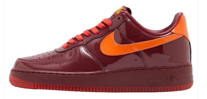 Nike Air Force 1 Low Red Patent | Ruby Departure