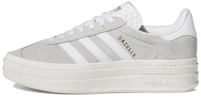 adidas Gazelle Bold Women's 'Grey White' | Silver Interval HQ6893