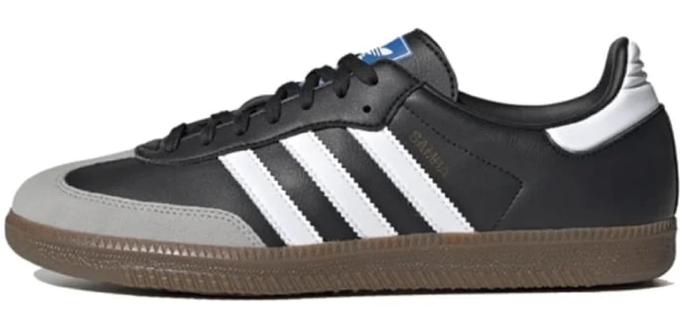 adidas Samba Vegan 'Black White Brown' | Everyday Contrast H01878
