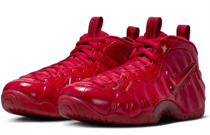 Nike Air Foamposite Pro Gym Red/Black | Scarlet Signal