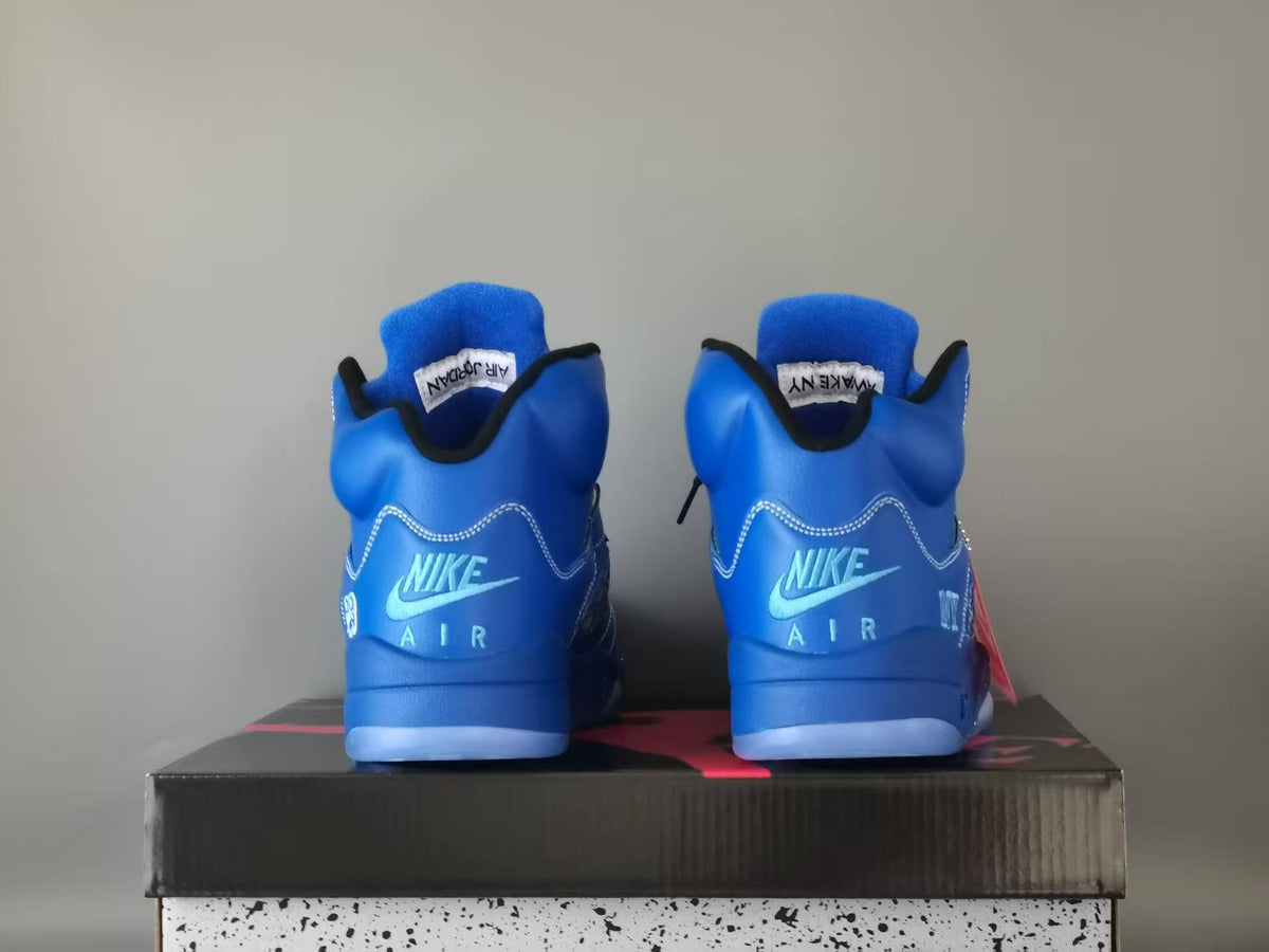 Air Jordan 5 Retro NY Arctic Blue/Blue/Black | Polar Avenue