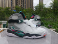Air Jordan 8 Retro White/Grey/Green | Garden Geometry