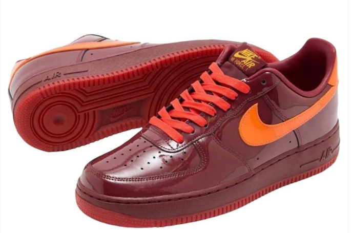 Nike Air Force 1 Low Red Patent | Ruby Departure