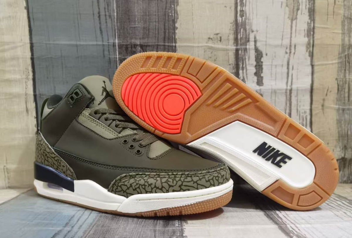 Air Jordan 3 Retro Men's Medium Olive | Canopy Contrast