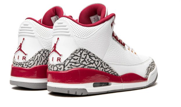 Air Jordan 3 'Cardinal' | Crimson Composition CT8532-126
