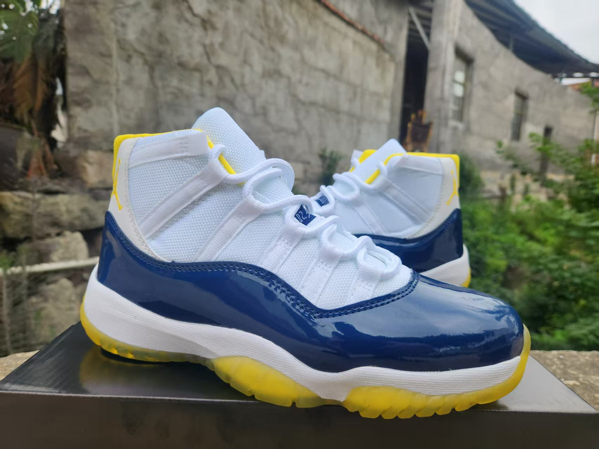 Air Jordan 11 White/Blue/Yellow | Daybreak Circuit