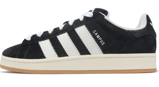 adidas Campus 00s Black White Gum | Midnight Contrast HQ8708
