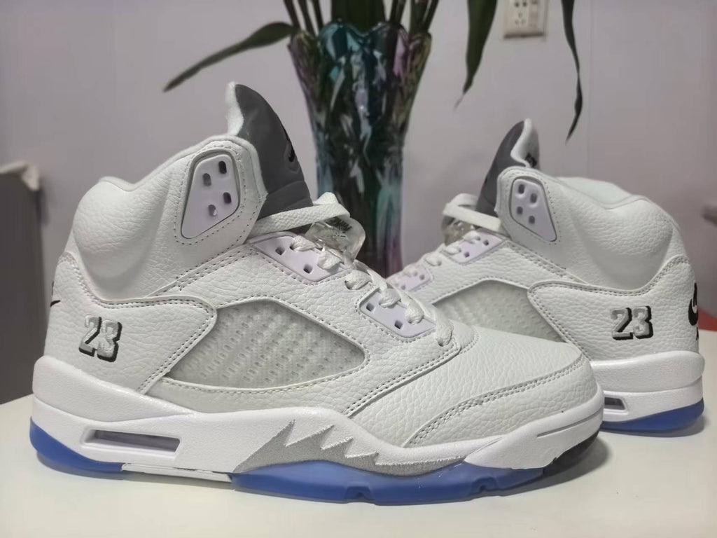 Air Jordan 5 Retro White/Metallic Silver | Silver Daybreak